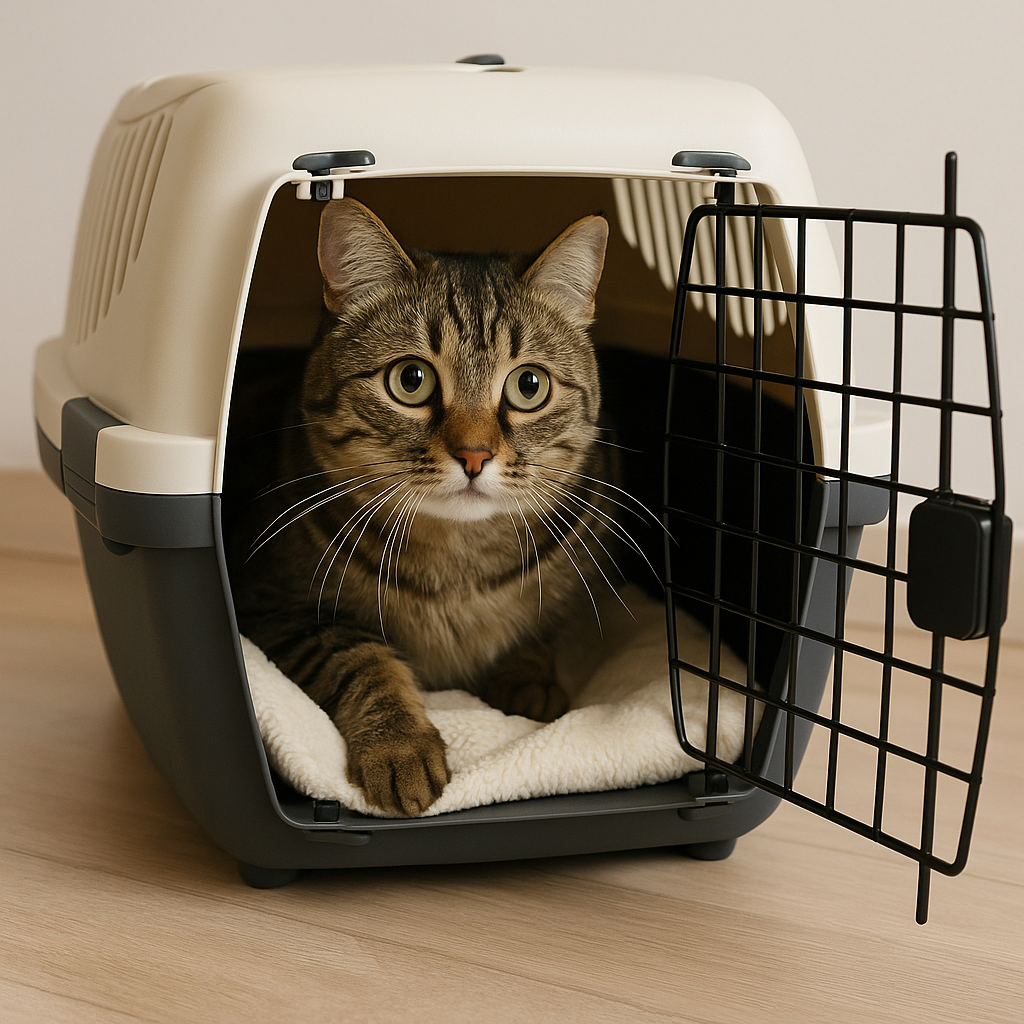 Cuál es la forma correcta de llevar a tu gato al veterinario?
