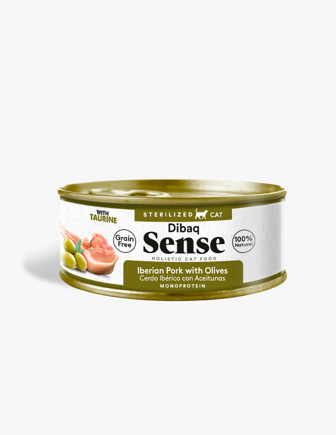 Lata Sense Cerdo Ibérico y Aceitunas 70 g