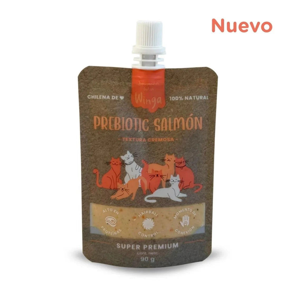 Winga Prebiotic Salmon Gatos