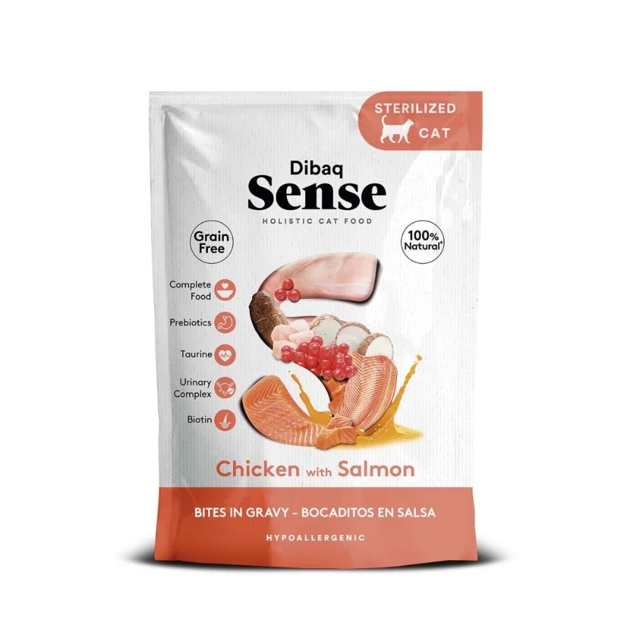 SENSE BOCADITOS en salsa de pollo con salmón