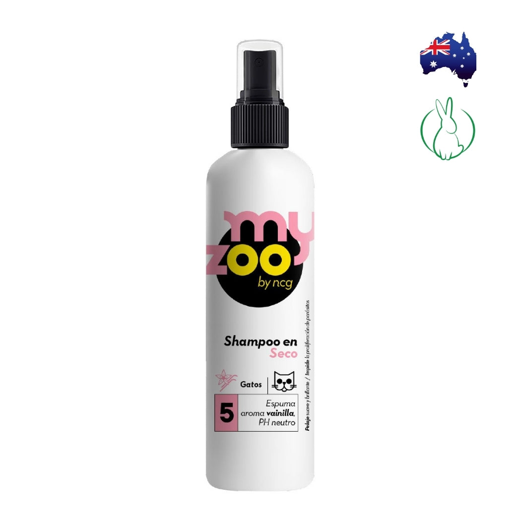 Myzoo Shampoo para Gato en Seco Espuma Vainilla