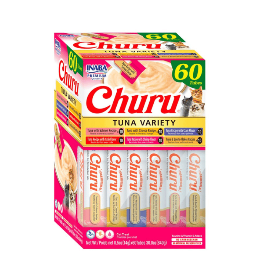 Inaba Churu Variedades de Atún 60 unidades