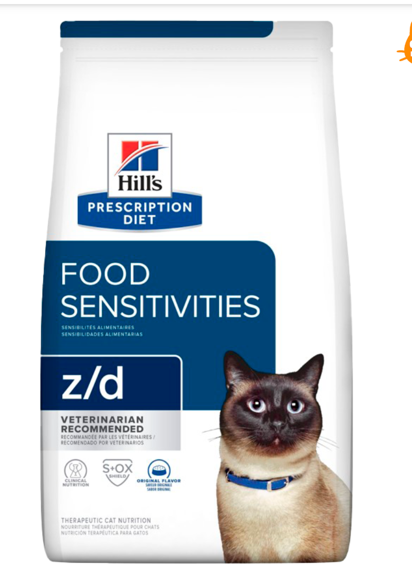 ALIMENTO Hills Z/D Gato food sensitive 1.81Kg