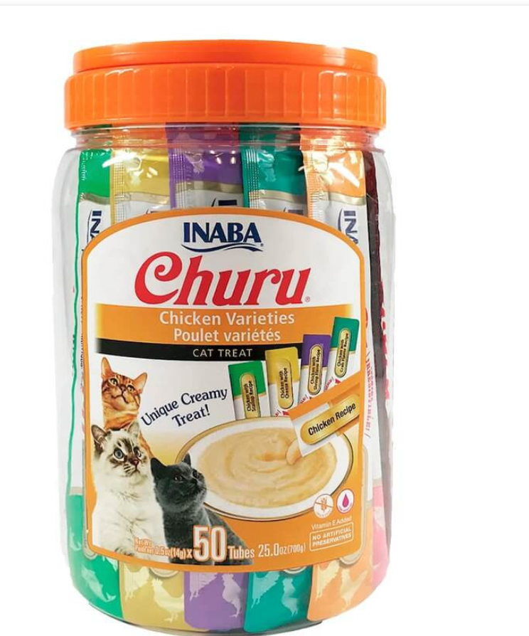 Inaba Churu Variedades de Pollo 50 tubos