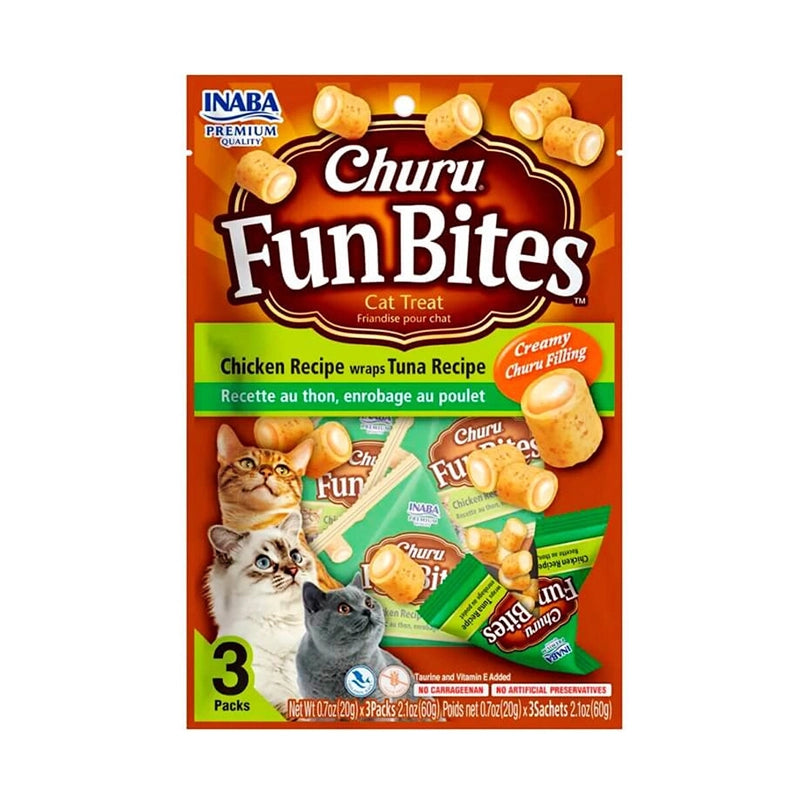Churu Fun Bites Pollo/Pollo-Atún  Inaba