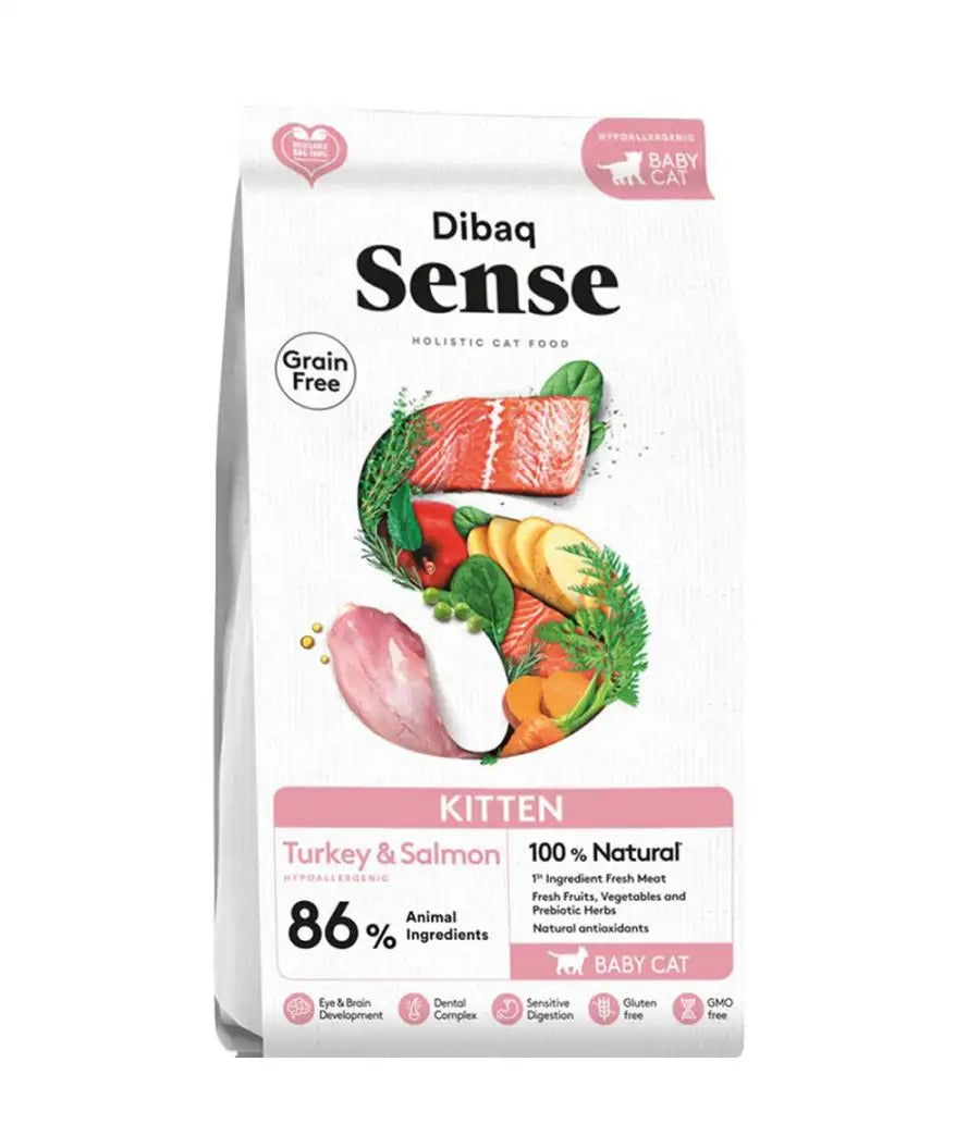 SENSE KITTEN SALMON Y PAVO