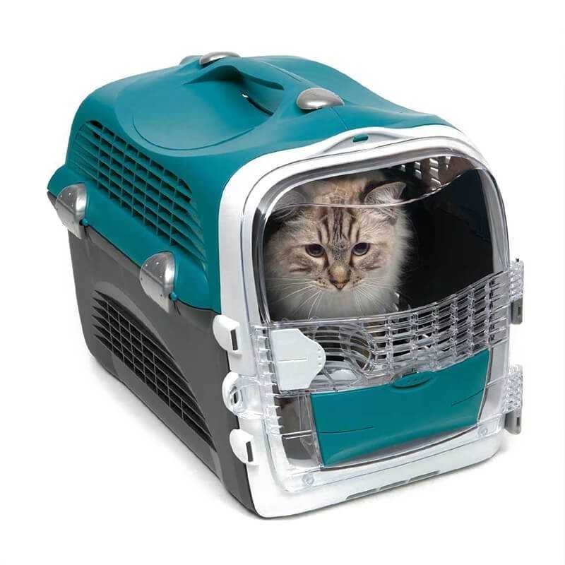 JAULA TRANSPORTADORA CATIT CABRIO, TURQUESA