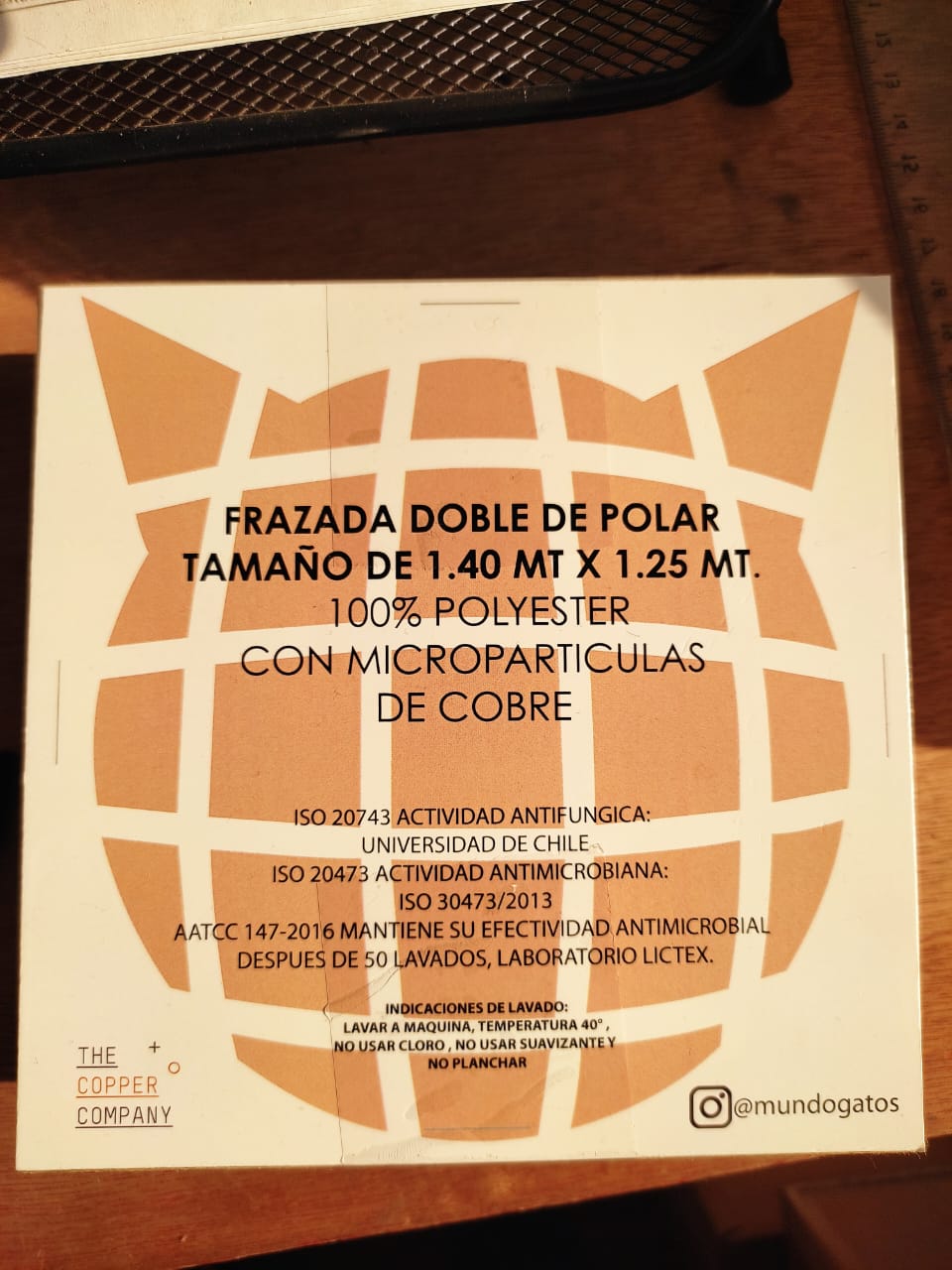 Manta Antimicrobial Modelo Monette