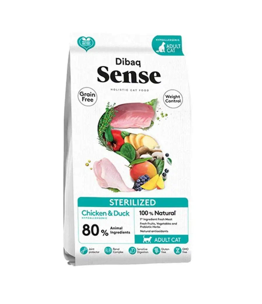 SENSE STERILIZADO POLLO/PATO 1.5 KILOS